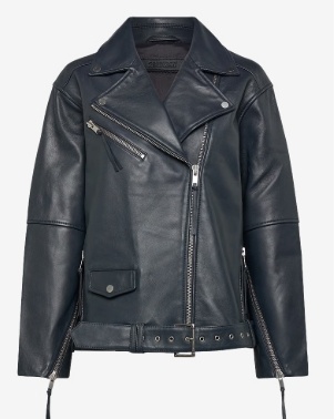 2NDDAY Dames Leren Jacket, zwart