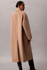 Calvin Klein WOLMIX Dames Mantel, beige