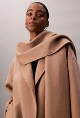 Calvin Klein WOLMIX Dames Mantel, beige