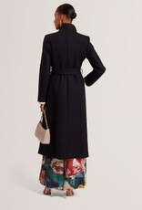 Ted Baker London Dames WOLMIX Mantel, blauw