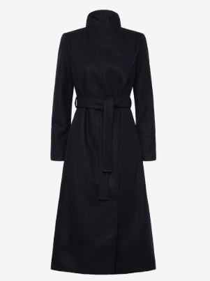 Ted Baker London Dames WOLMIX Mantel, blauw