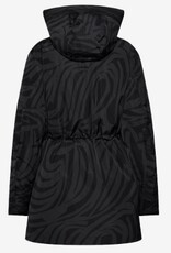 Marimekko Dames Gewatteerde Dons Winterjas, zwart