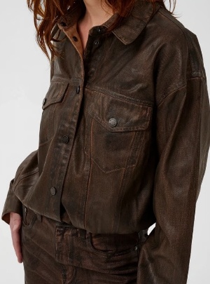 Gestuz  Dames Denim jacket, bruin