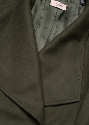 Ted Baker London Dames WOLMIX Mantel, groen