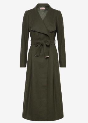 Ted Baker London Dames WOLMIX Mantel, groen