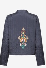 Lollys Laundry Dames Gewatteerde jas, blauw