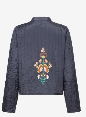 Lollys Laundry Dames Gewatteerde jas, blauw