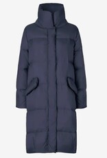 Masai Dames Gewatteerde Winterjas, blauw