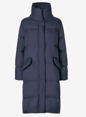 Masai Dames Gewatteerde Winterjas, blauw