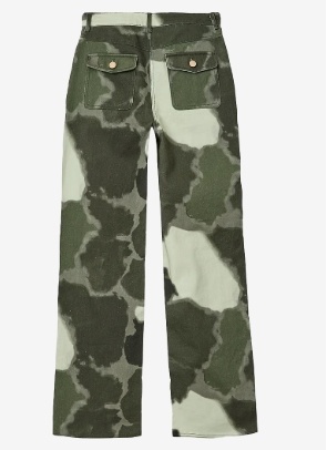 Helmstedt Dames Denim Spijkerbroek, groen