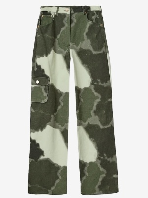 Helmstedt Dames Denim Spijkerbroek, groen