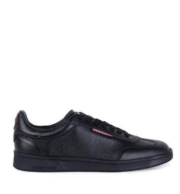 Dsquared2  ICON Heren Leren Sneakers, zwart