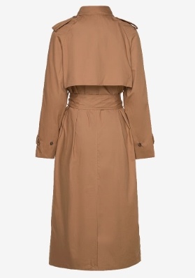Lexington Clothing Dames Trenchcoat, lichtbruin