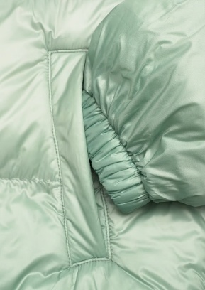 HUGO BLUE Dames Gewatteerde Winterjas, groen