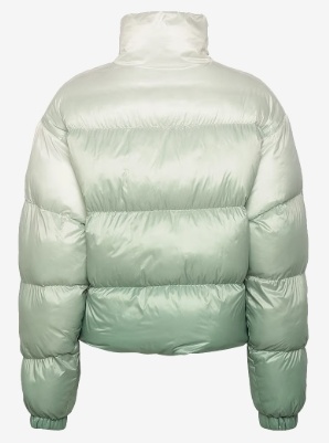 HUGO BLUE Dames Gewatteerde Winterjas, groen