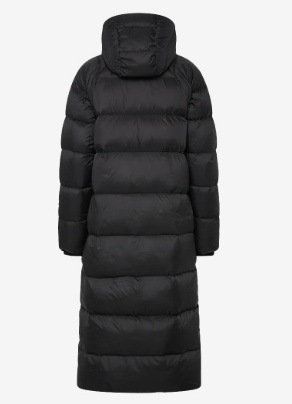 The North Face Dames Lange Gewatteerde Winterjas, zwart