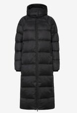 The North Face Dames Lange Gewatteerde Winterjas, zwart