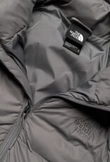 The North Face Dames Lange Gewatteerde Winterjas, grijs