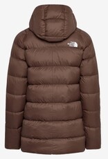 The North Face Dames Gewatteerde Winterjas, bruin