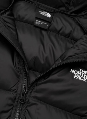 The North Face Dames Gewatteerde Winterjas, zwart
