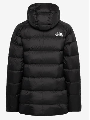 The North Face Dames Gewatteerde Winterjas, zwart