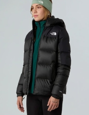 The North Face Dames Diablo Dons Gewatteerde Winterjas, zwart