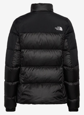 The North Face Dames Korte Dons Gewatteerde Winterjas, zwart