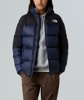 The North Face Dames Korte Dons Gewatteerde Winterjas, blauw