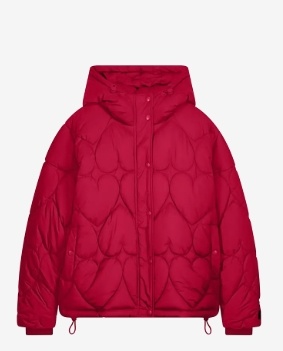 Fabienne Chapot Dames Dons Gewatteerde jas, rood