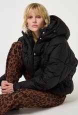 Fabienne Chapot Dames Dons Gewatteerde jas, zwart