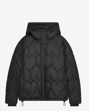 Fabienne Chapot Dames Dons Gewatteerde jas, zwart