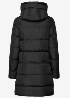 VINSON Dames Getailleerd Winterjas, zwart