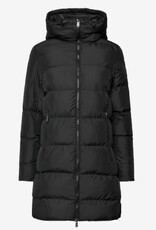 VINSON Dames Getailleerd Winterjas, zwart