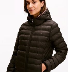 Tommy Hilfiger Getailleerd Gewatteerde jas, zwart