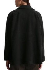 Marc O'Polo Dames WOLMIX Korte Mantel, zwart