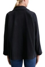 Marc O'Polo Dames WOLMIX Korte Mantel, blauw