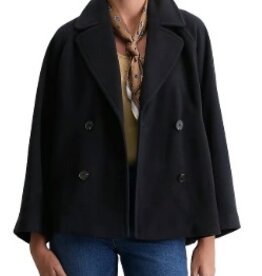 Marc O'Polo Dames Korte Mantel, blauw