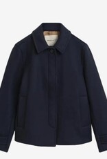 Marc O'Polo Dames WOLMIX Korte Mantel, blauw