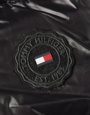 Tommy Hilfiger GLOSS DOWN TYRA COAT WITH FUR - Gewatteerde jassen