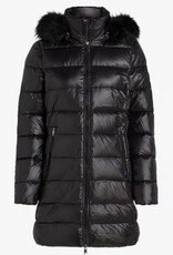 Tommy Hilfiger GLOSS DOWN TYRA COAT WITH FUR - Gewatteerde jassen