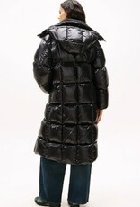 Tommy Jeans Dames MAXI ESSENTIAL Gewatteerde PUFFER , zwart