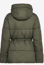 Tommy Hilfiger Dames Gewatteerde Winterjas, groen