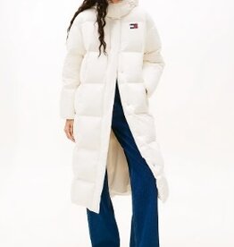 Tommy Jeans Gewaterd Winterjas, gebrokenwit
