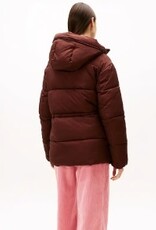 Tommy Hilfiger Dames Gewatteerd winterjas, bordeaux-  rood