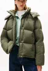 Tommy Hilfiger  Dames Dons Gewatteerde jas, olijfgroen