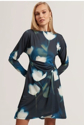 Ted Baker London Dames Korte jurk, blauw