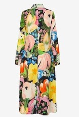 STINE GOYA Flora Dames Midi Jurk, multi