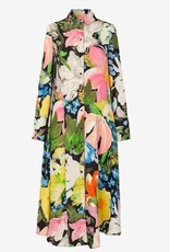 STINE GOYA Flora Dames Midi Jurk, multi