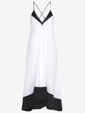 Reiss Dames Lange Maxi Jurk, wit