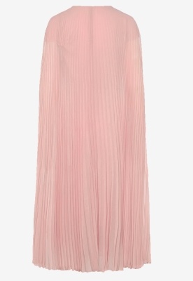 BOSS Dames V-hals Midi Jurk, roze